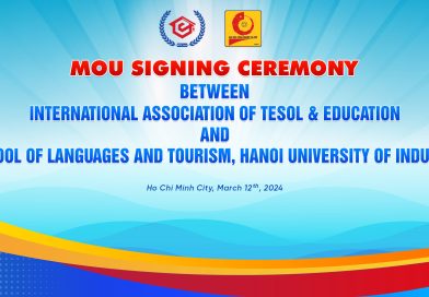 Memorandum of Understanding (MoU) Signing between ICTE Press and the School of Languages and Tourism, Hanoi University of Industry (HaUI)