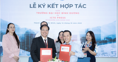 Signing Ceremony between ICTE Press and Binh Duong University