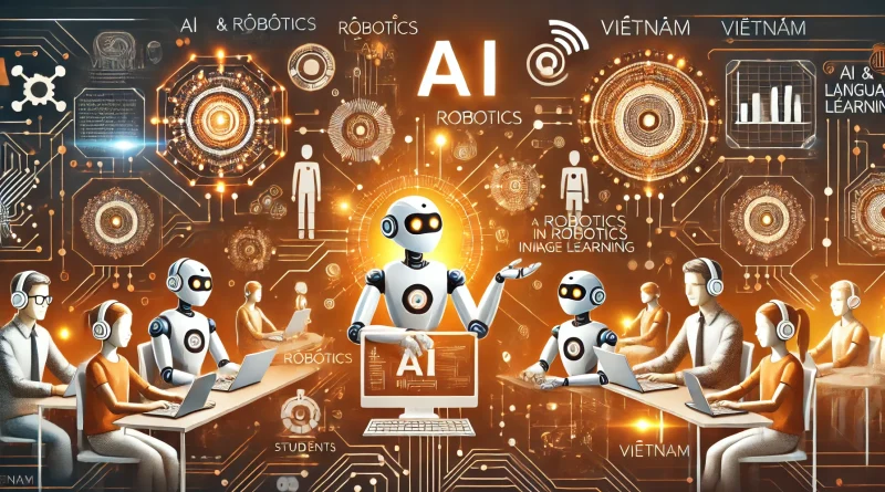 Futuristic AI and Robotics Banner