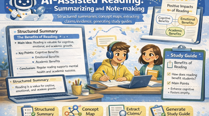 AI-assisted Reading: Summarizing & Note-making