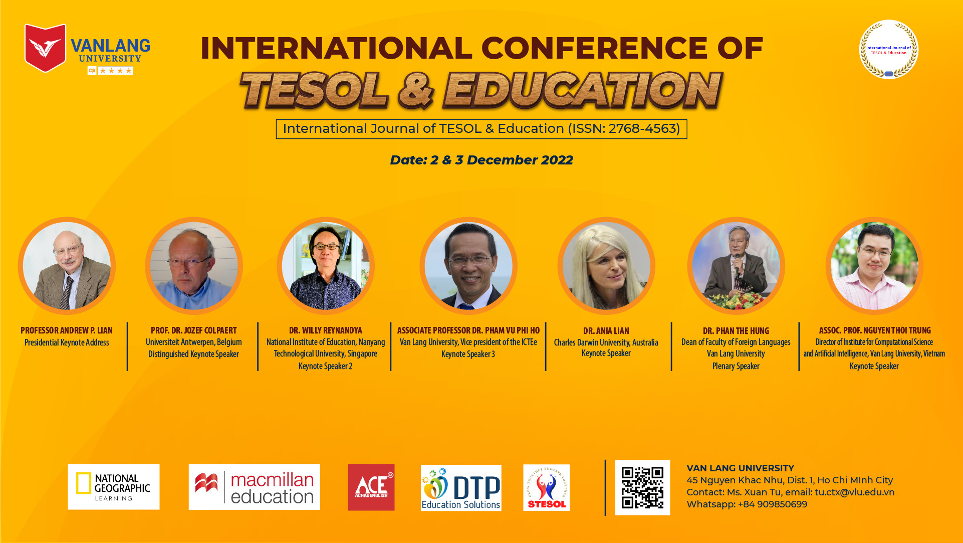 The 3rd International Conference of TESOL & Education – 3rd VLTESOL