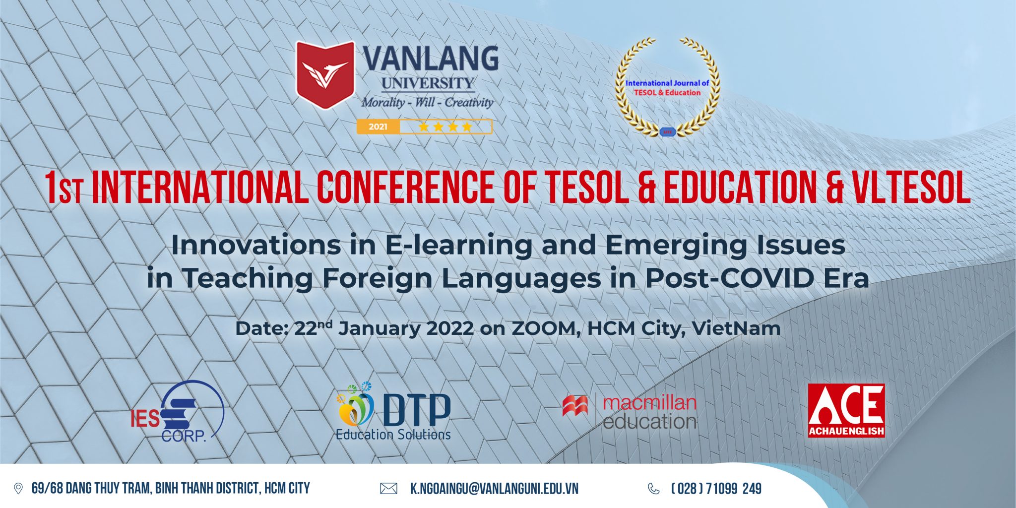 The 1st International Conference of TESOL & Education & 1st VLTESOL