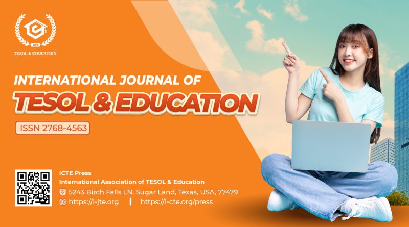 International Journal of TESOL & Education